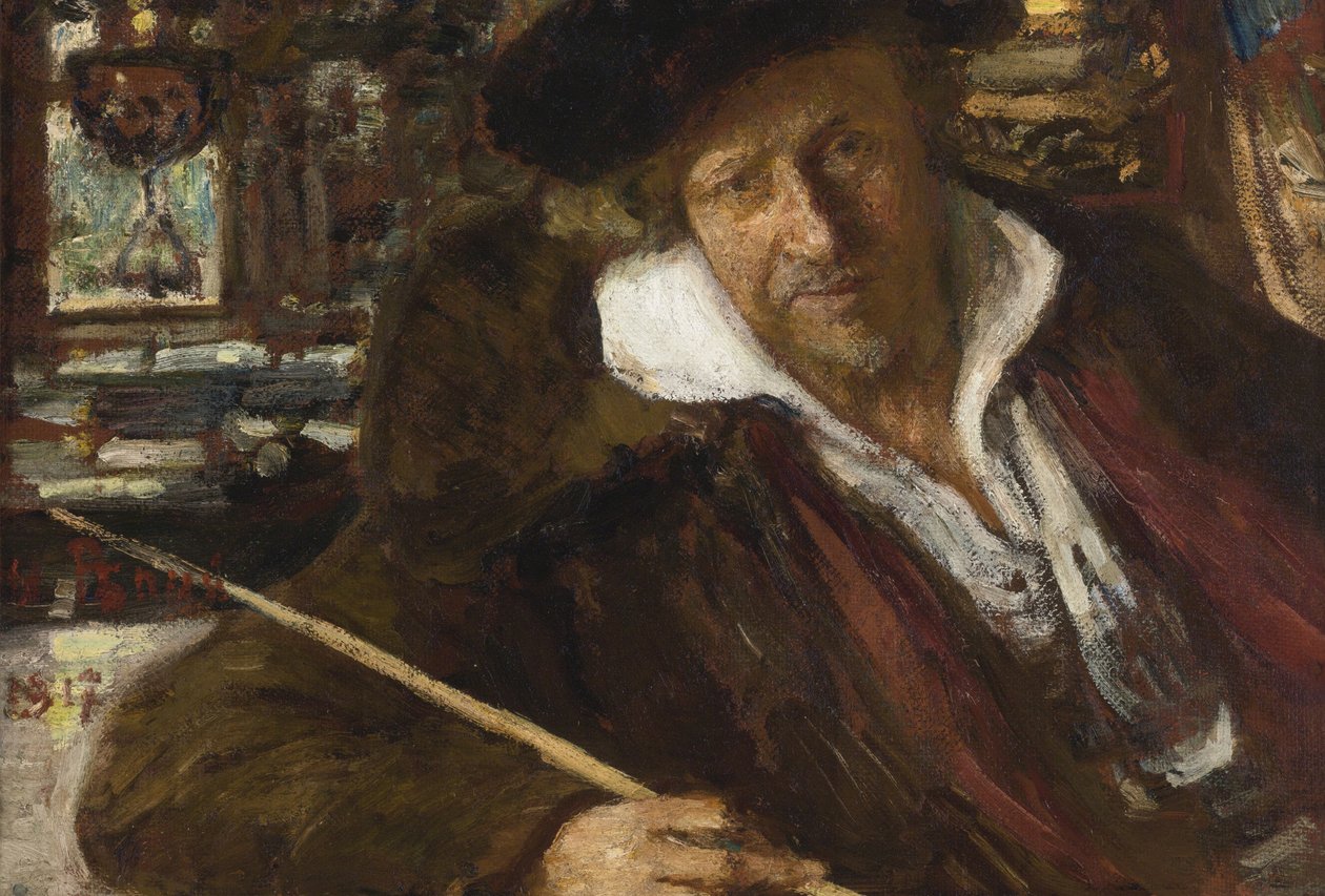 Självporträtt, 1917 av Ilya Efimovich Repin