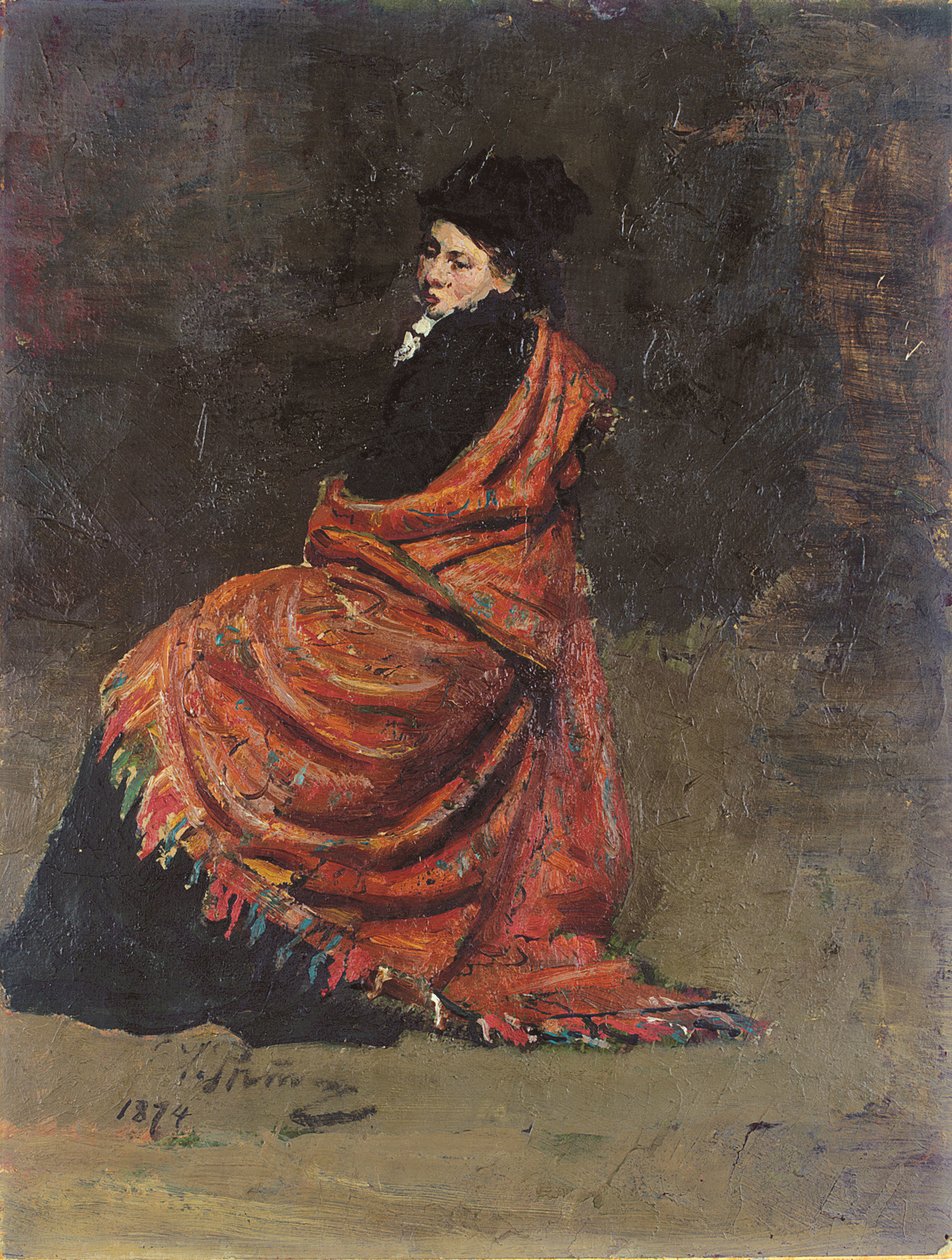 Studera för "A Parisian Cafe" av Ilya Efimovich Repin