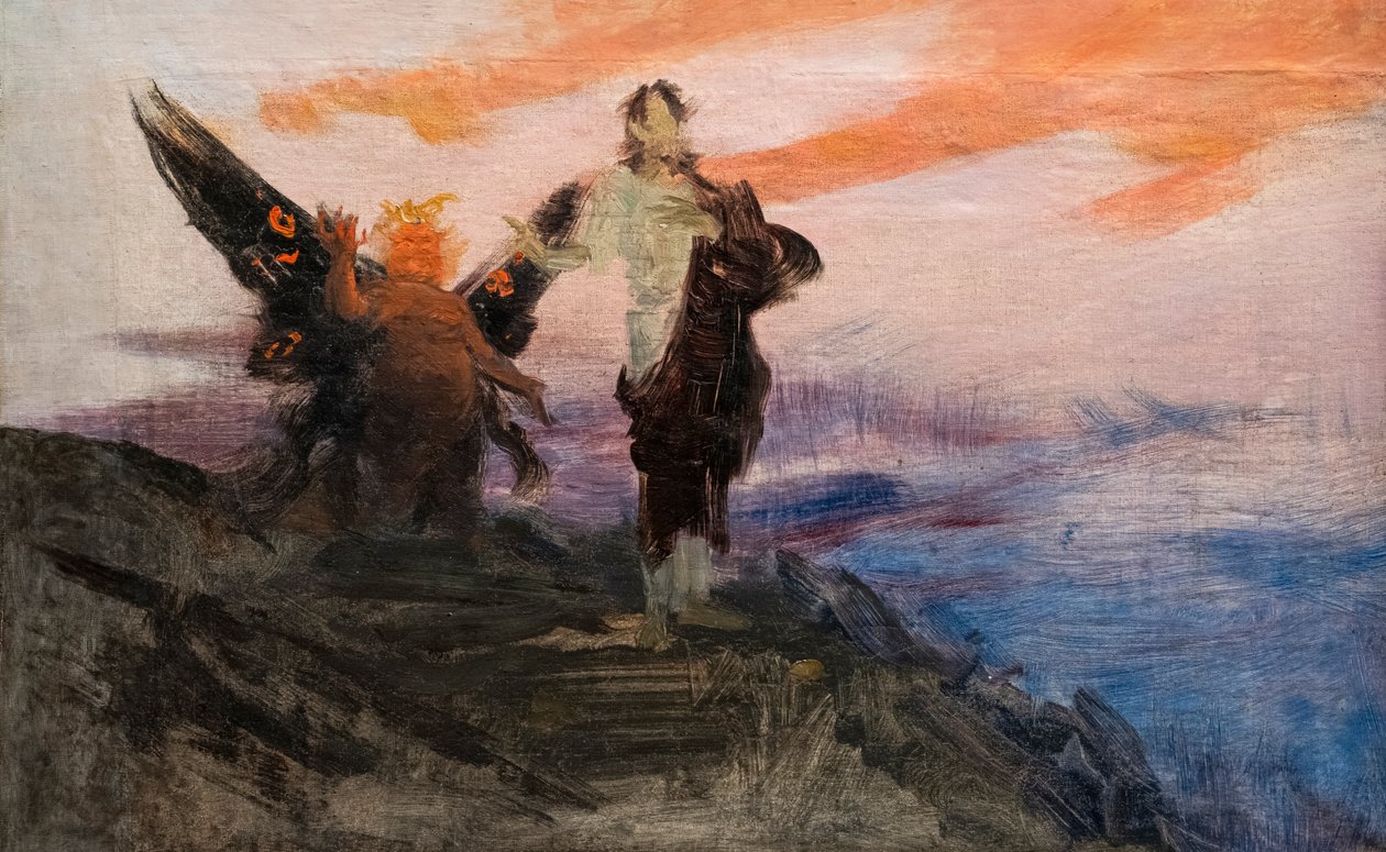 KRISTUS FRESTELSE av Ilya Efimovich Repin