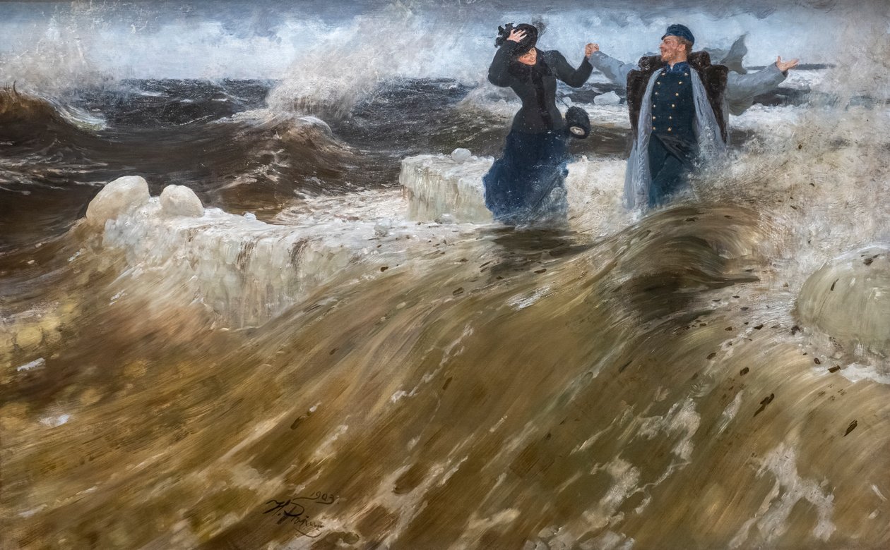 VILKEN FRIHET! 1903 (olja på duk) av Ilya Efimovich Repin