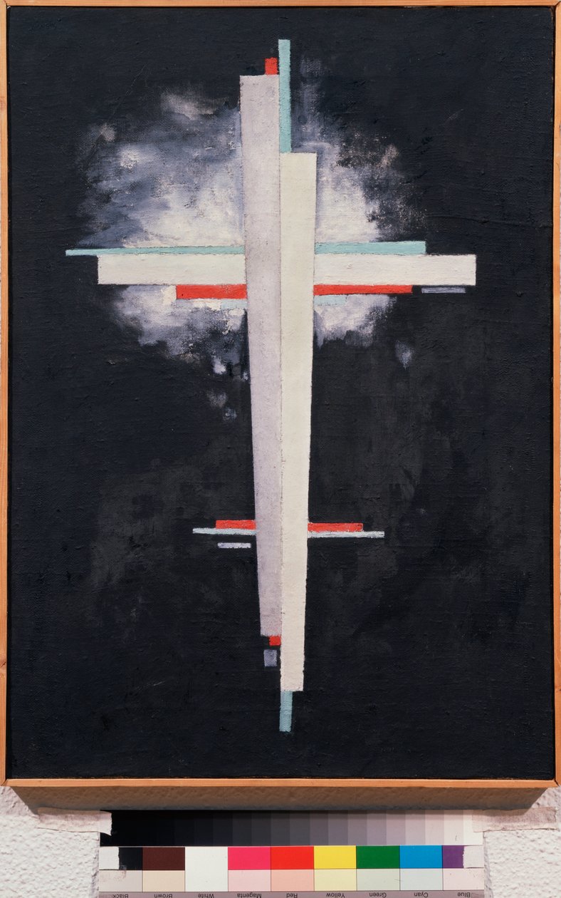 Suprematism - Suprematism - Målning av Ilya Grigoryevich Chashnik (Ilia Tchachnik) (1902-1929), olja på duk av Ilya Grigorevich Chashnik