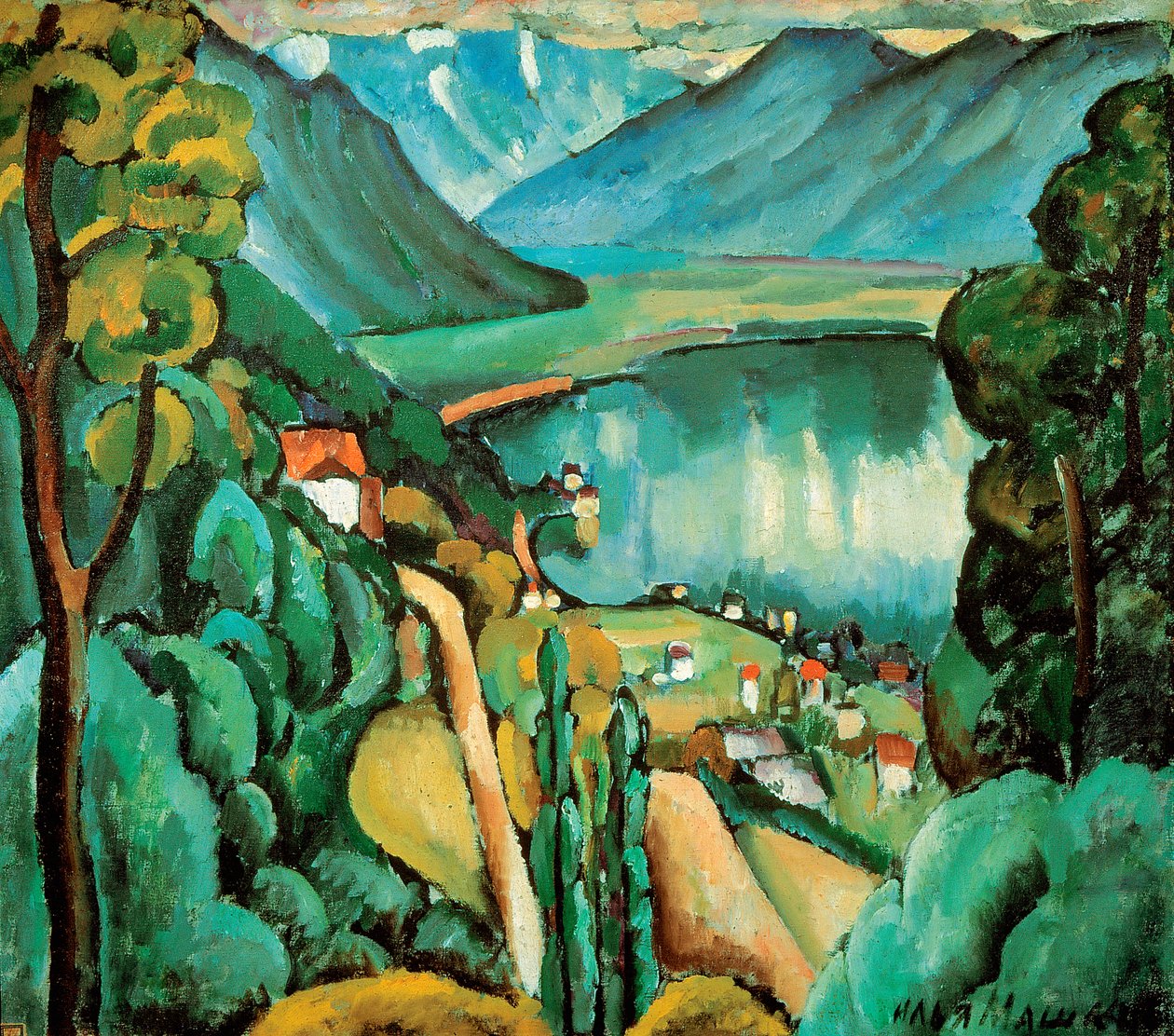 "Genèvesjön", 1914. av Il