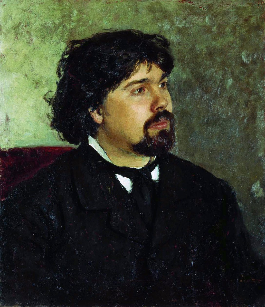 Porträtt av konstnären Vasily Surikov