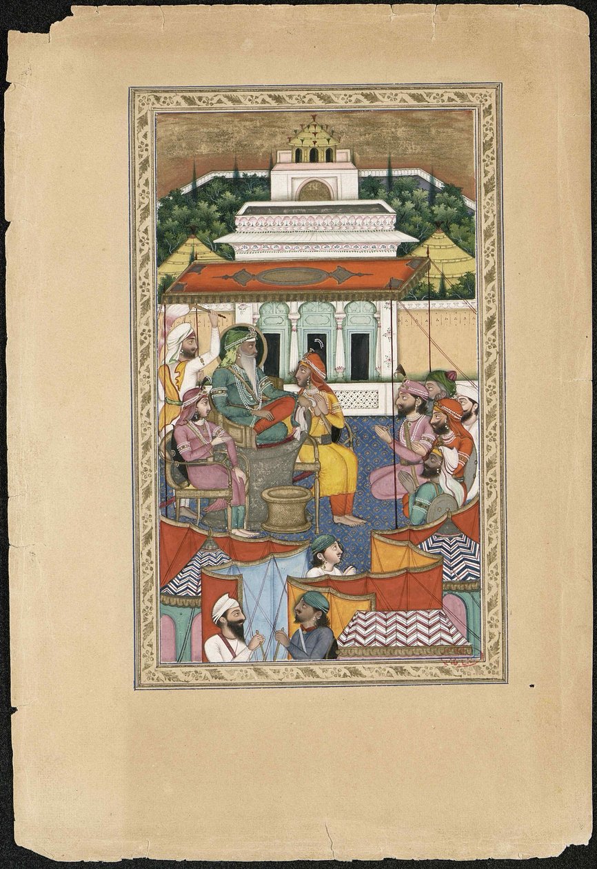 Maharaja Ranjit Singh, 1841. av Imam Bakhsh Lahori