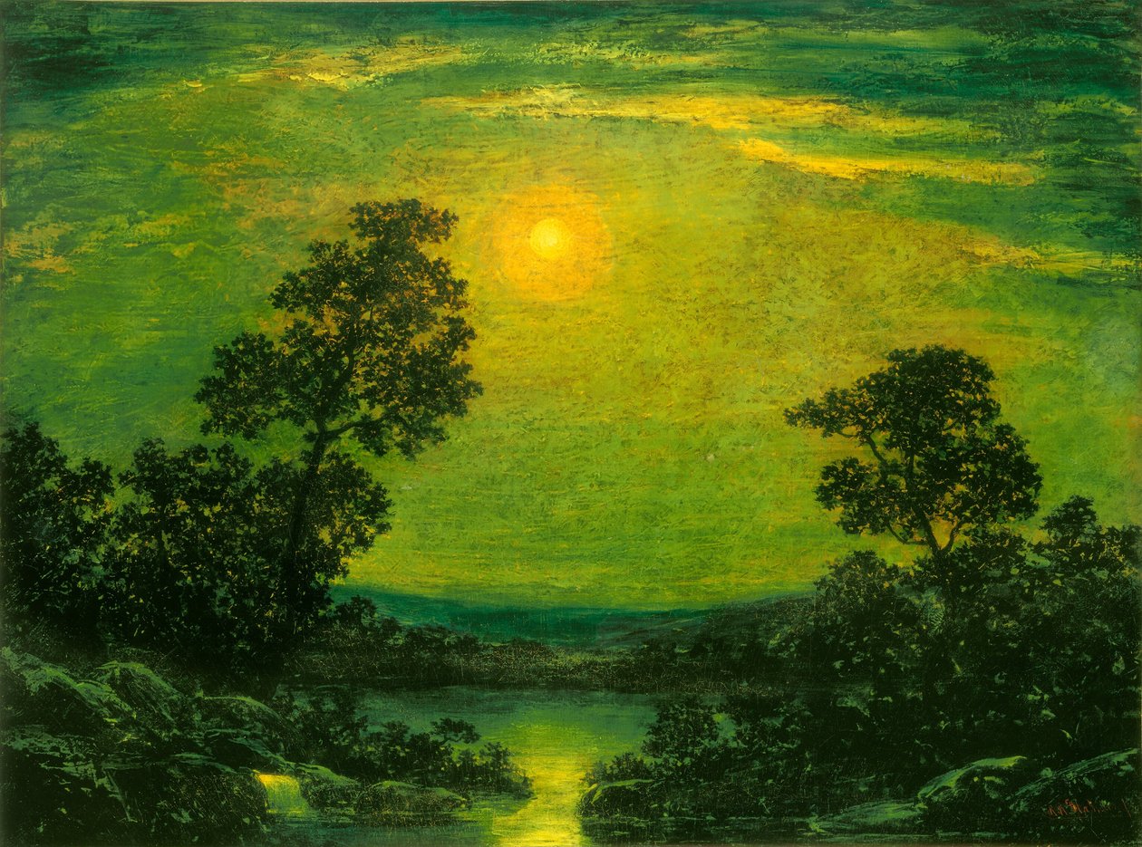 Månsken av Imitator of Ralph Albert Blakelock