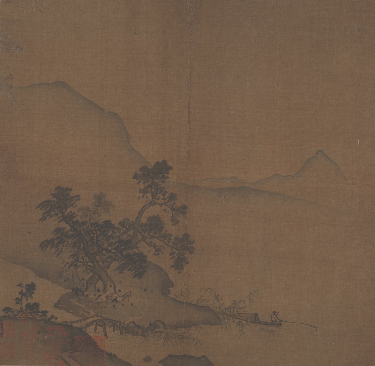 X Ian Hall mynning, rub. 1200. av In the style of Xia Gui