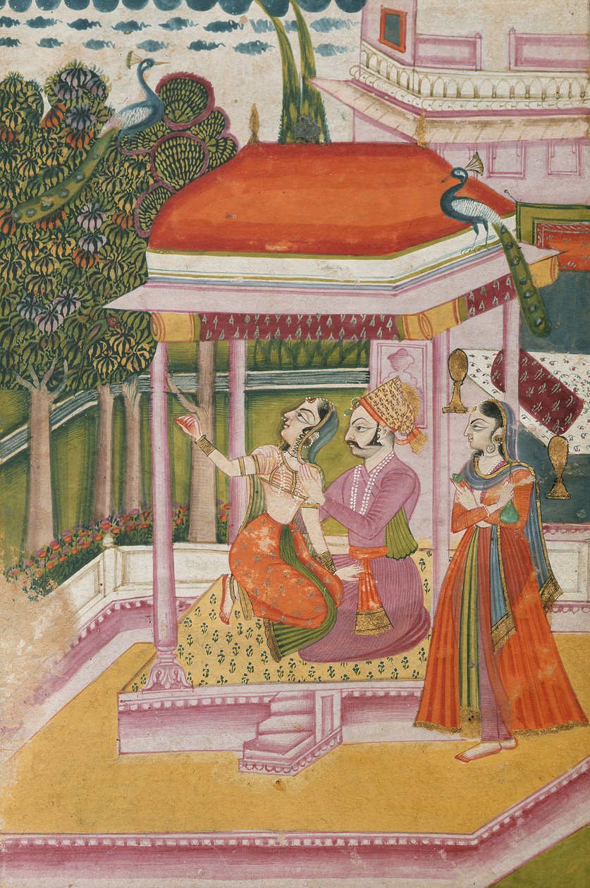 Ramkali Ragini, Från en Ragamala, Rajasthan av Indian School