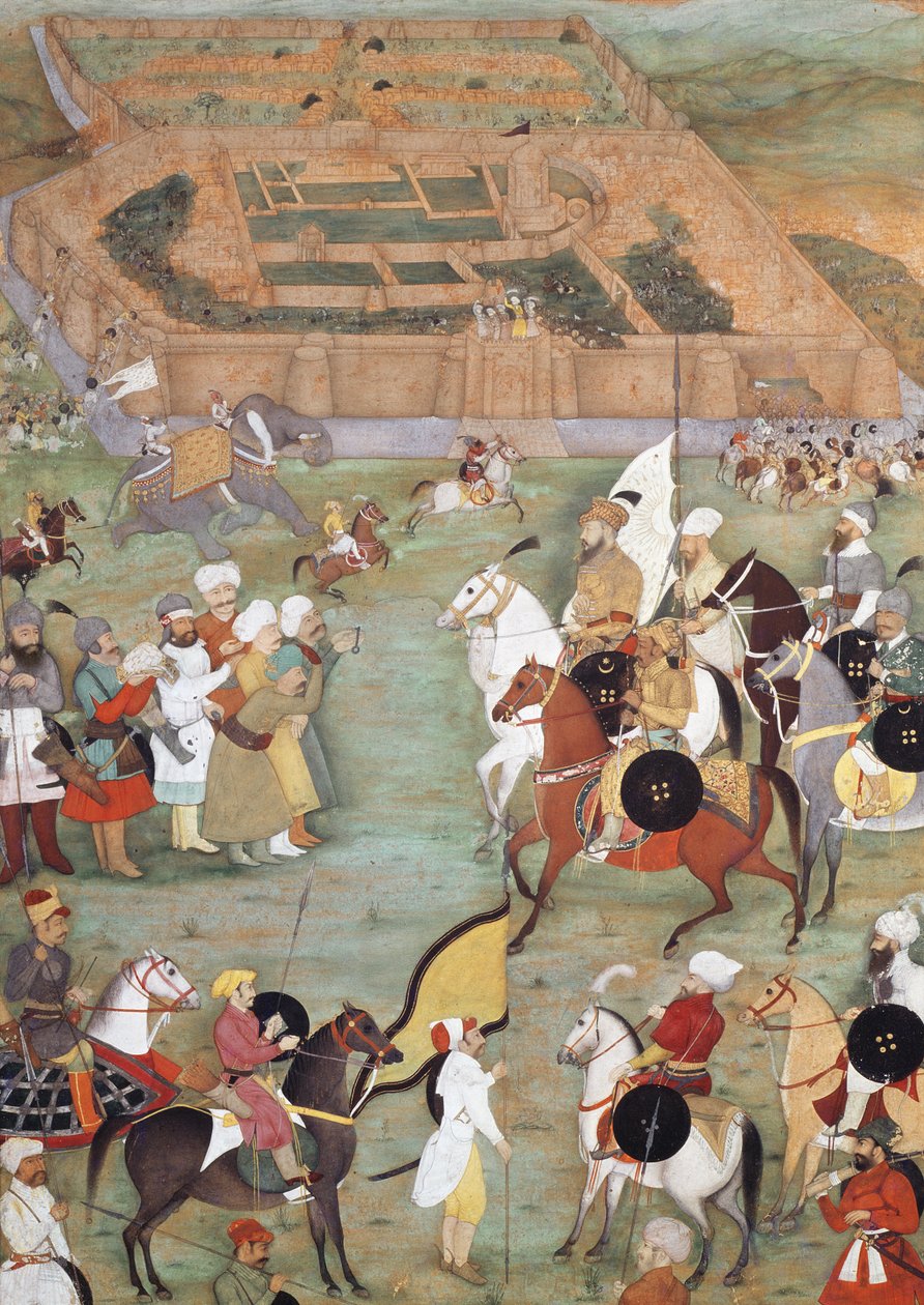 Kandahar överlämnas till Said Khan, ca 1640 av Indian School