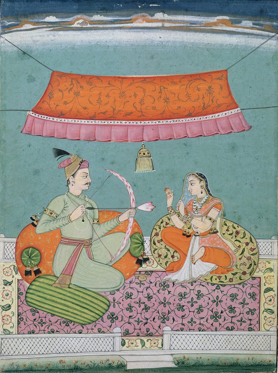 Lotuspilen, Bilaspur, ca 1750 av Indian School