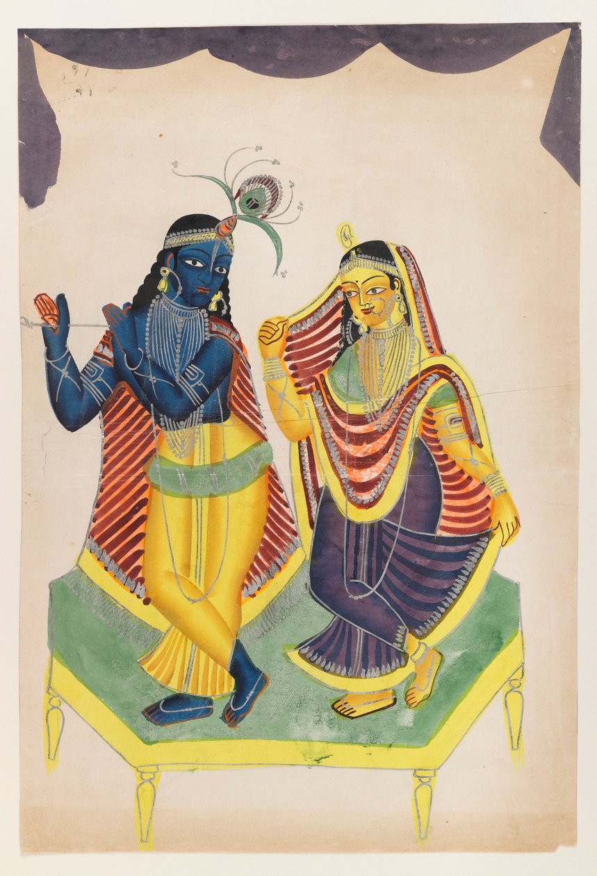 Krishna ma Radha, tuai 19-amata 20 seneturi (wc i luga o pepa o lo