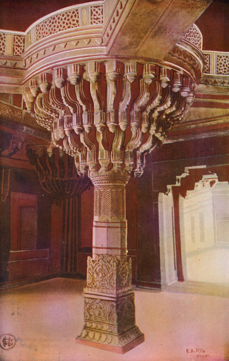 Agra: Chausath Khamba, Fatehpur Sikri, Agra (färgfoto) av Indian photographer