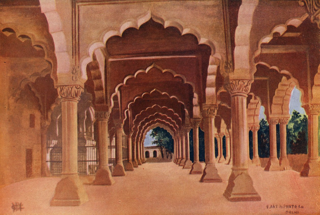 Diwan Am, Delhi Fort (färgfoto) av Indian photographer