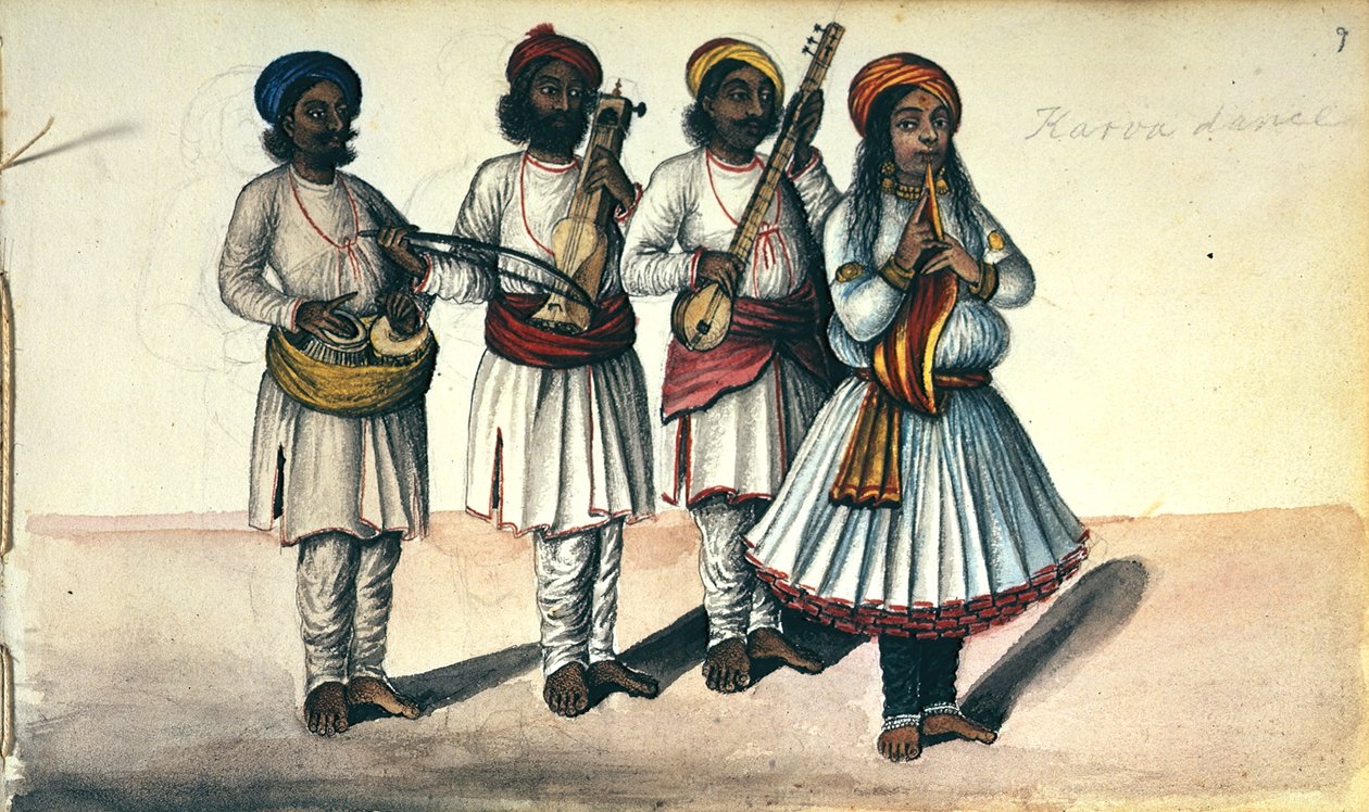 En dansande tjej av Indian School