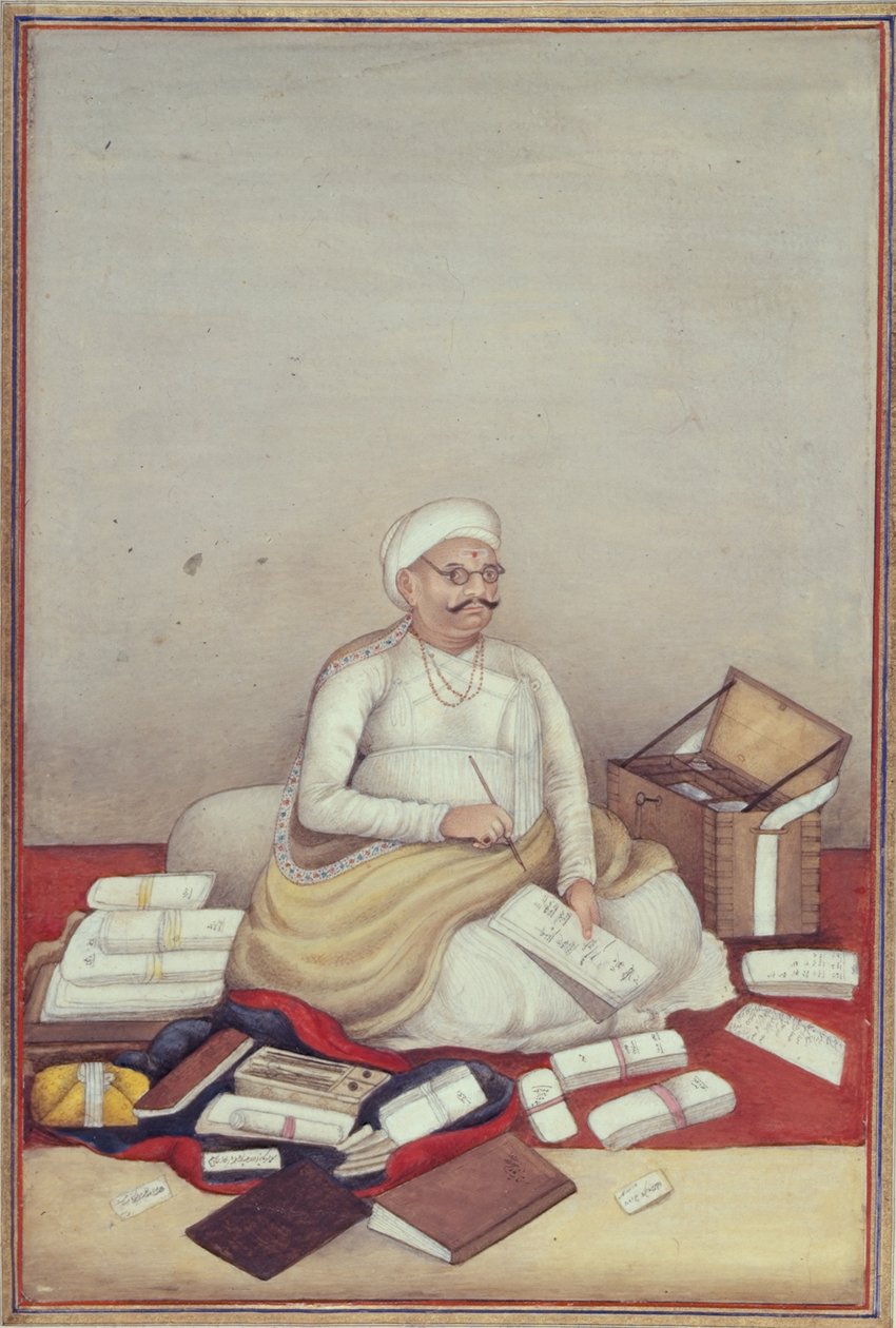 Lägg till 27255 fol.96v The Sudra Caste, representerad av en revisor från ett manuskript av 