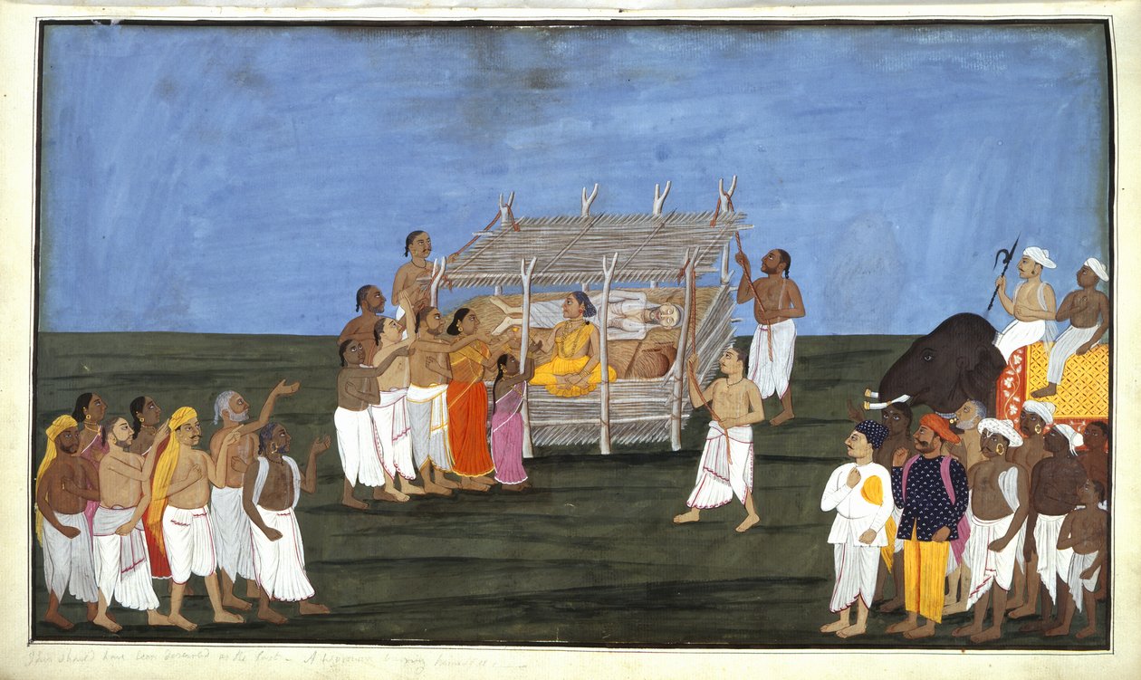 Add Or 4356 Brahmin-ceremoni, illustration från 