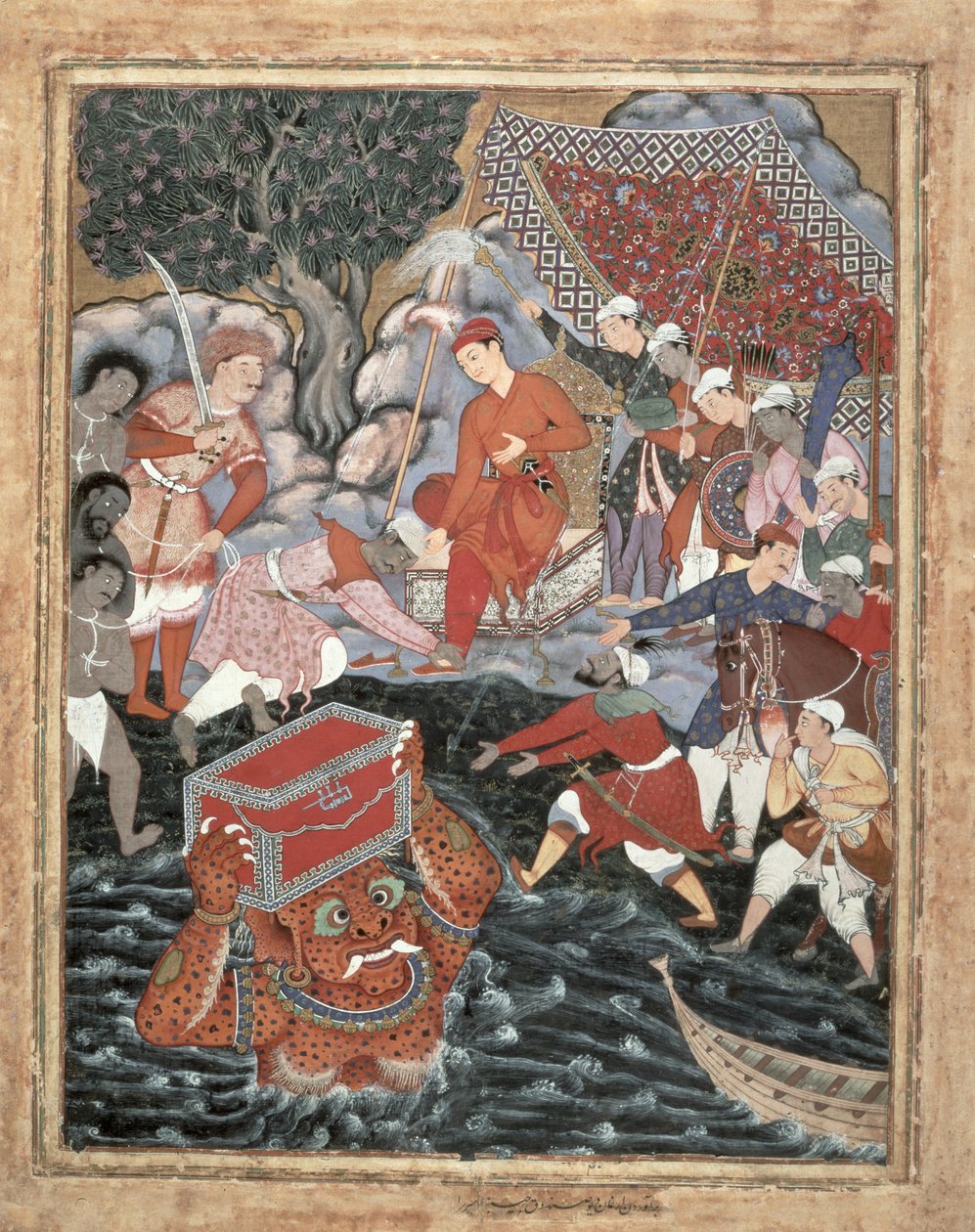 Arghan Div tar med pansarkistan till Hamza av Indian School