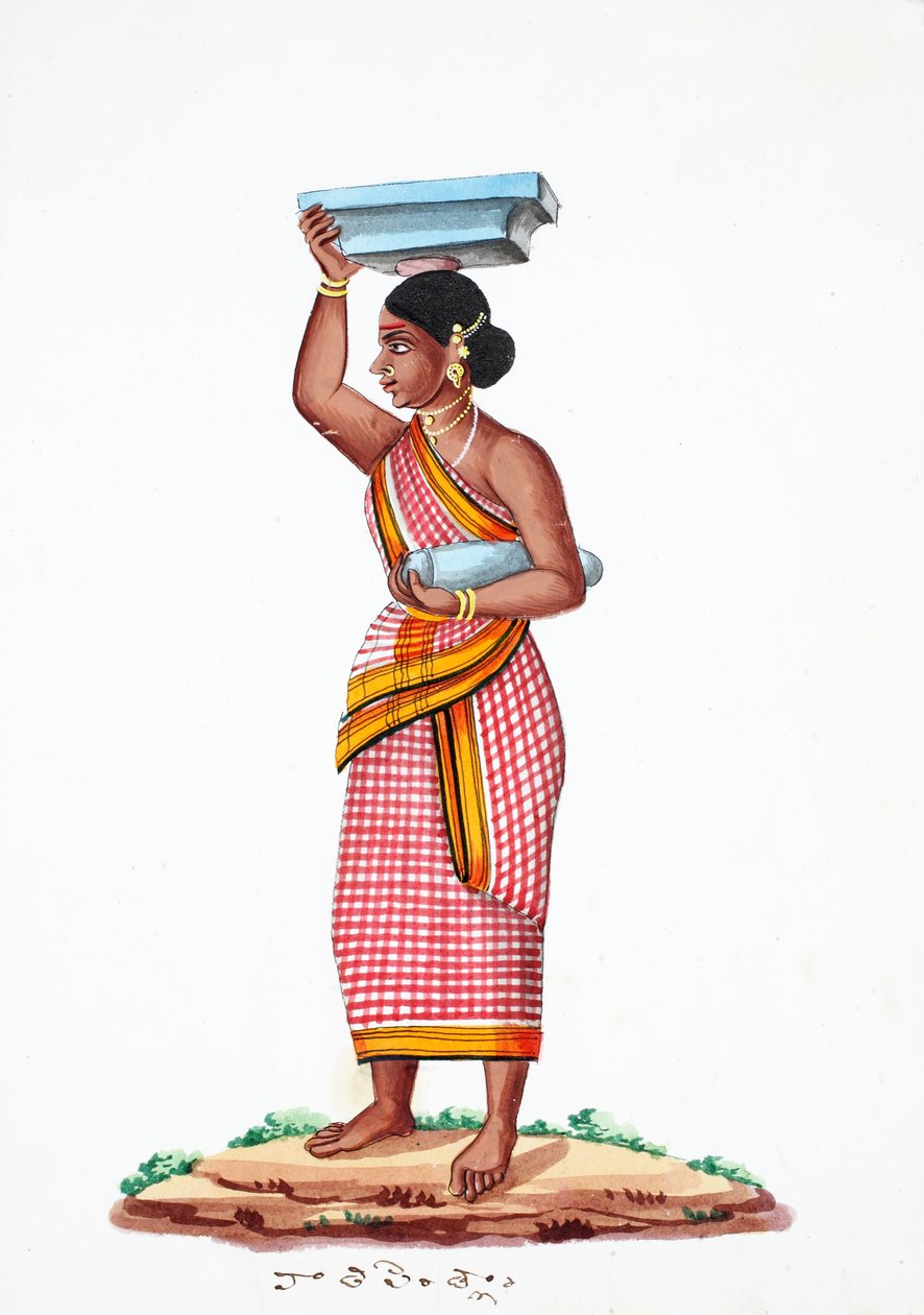 Bärsten (wc på papper) av Indian School