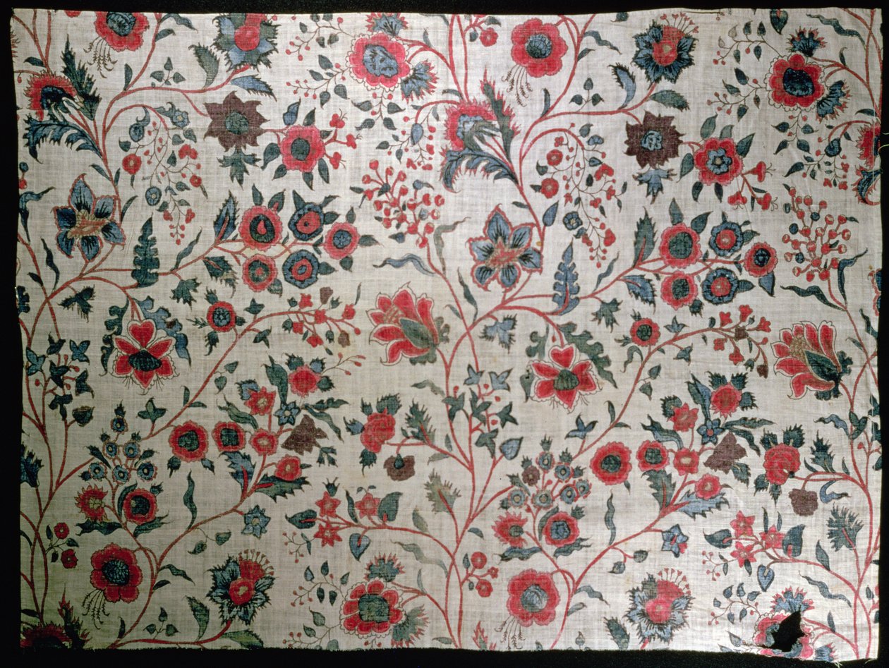 Dekorativ textil, 1725-50 av Indian School