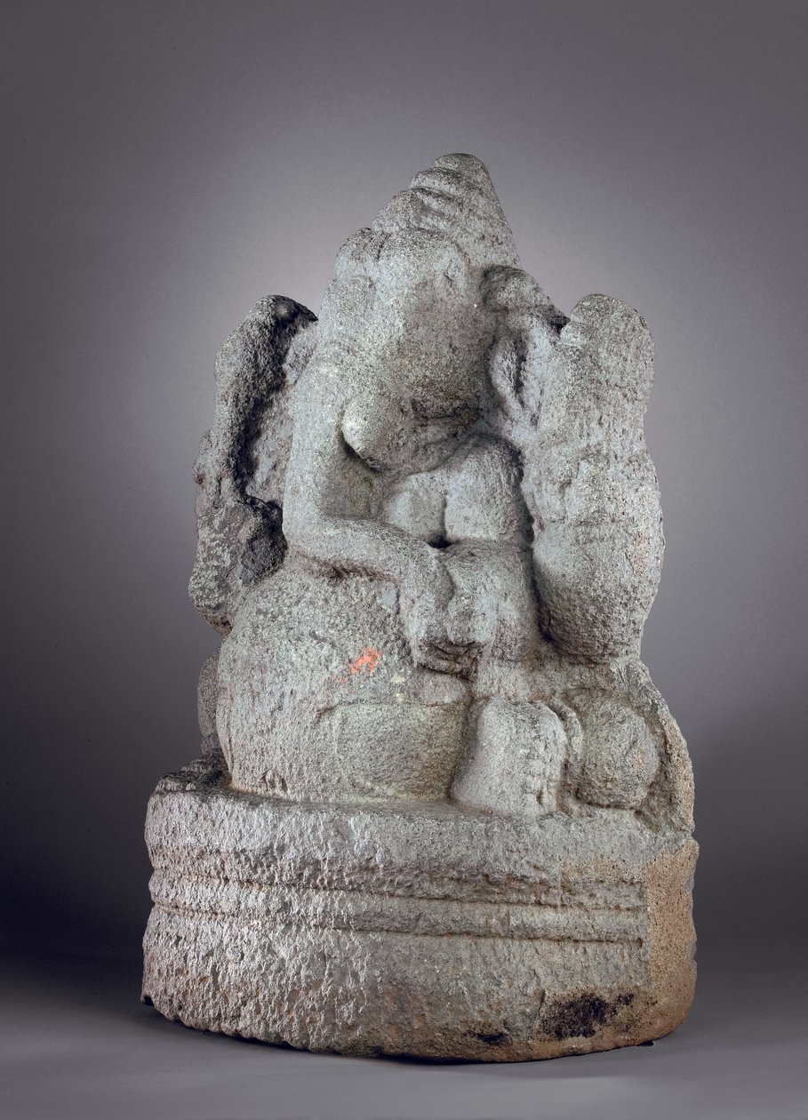 Ganesha, 1100-1200-tal (granit) av Indian School