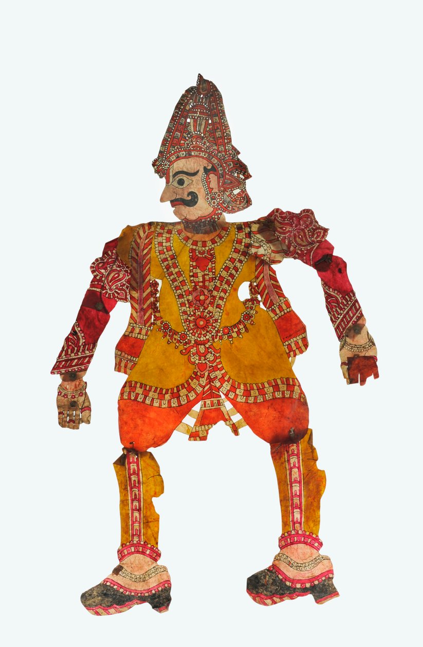 Jätteskuggdocka från Karnataka (läder) av Indian School