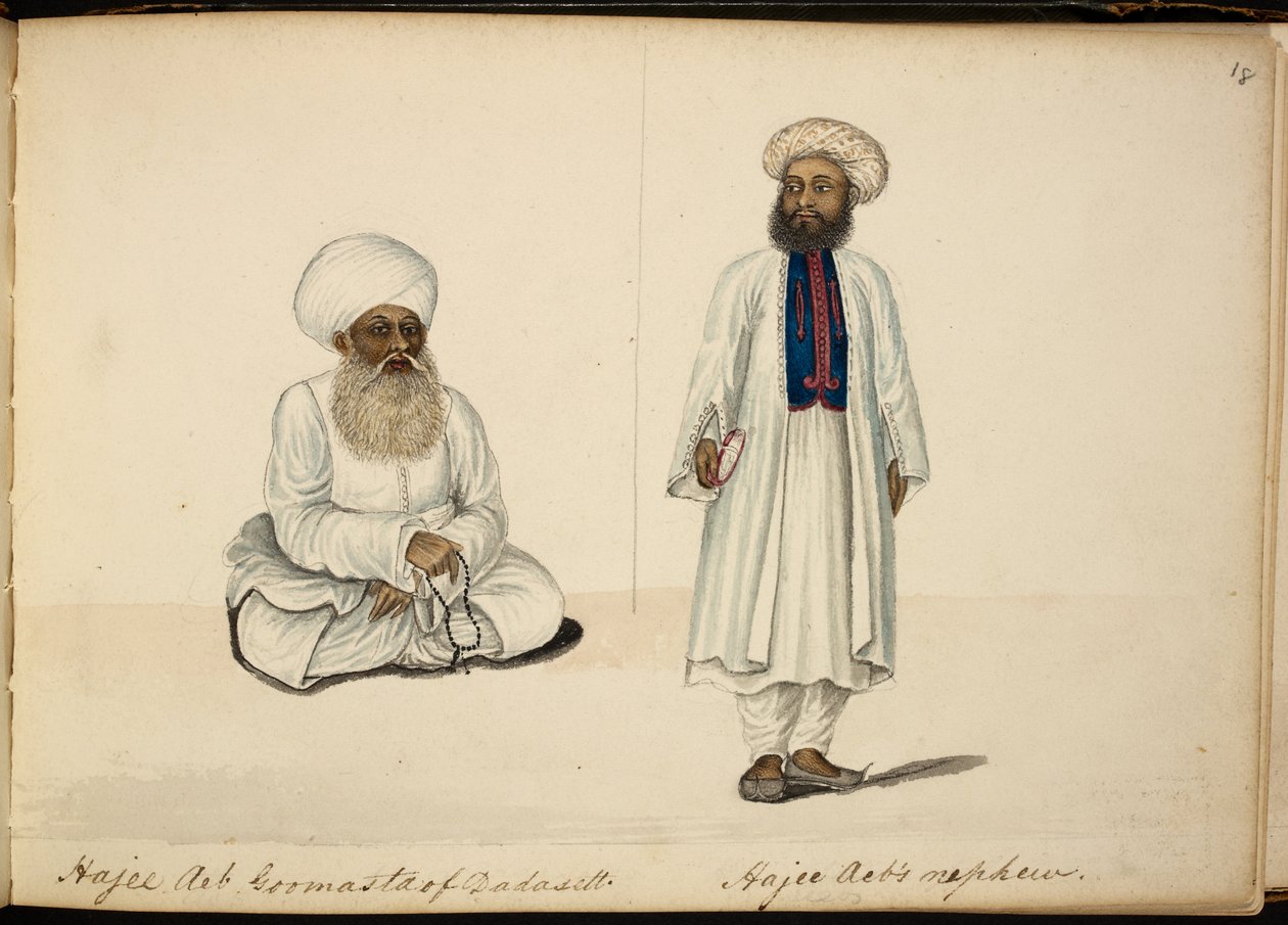 Haji Ayub Gumasta från Dadasett; hans brorson av Indian School