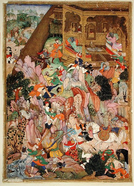 I. 32.2.12 Harivasma, Björnens palats, ca 1586 (vellum) av Indian School
