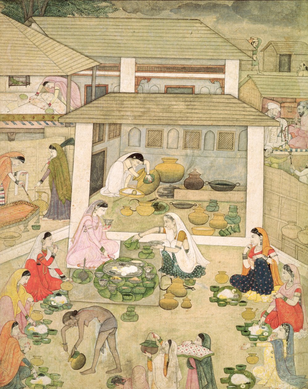 I. 68.4 A Womans fest, c.1810 av Indian School