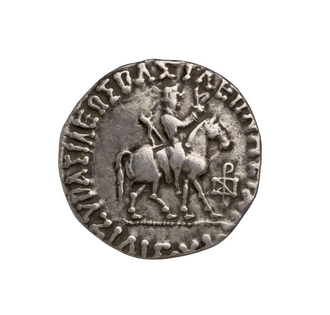 Indoskytiskt mynt, 20 f.Kr. (silver) av Indian School
