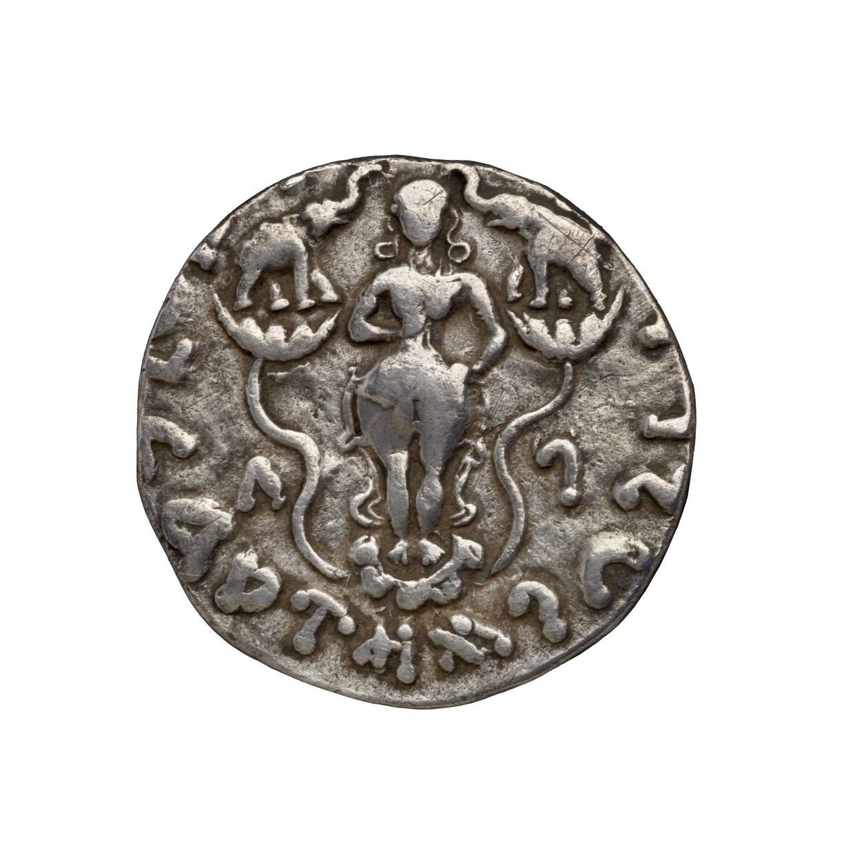 Indoskytiskt mynt, 20 f.Kr. (silver) av Indian School