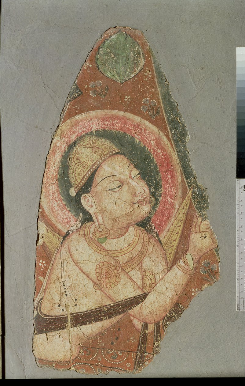 Indra, Balawaste, 700-800-tal (väggmålning) av Indian School
