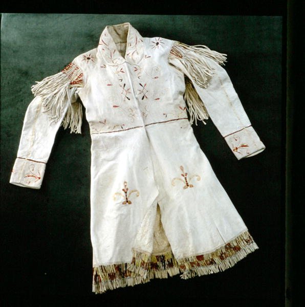 JJ Audubons (1785-1851) dekorerad kappa (textil) av Indian School