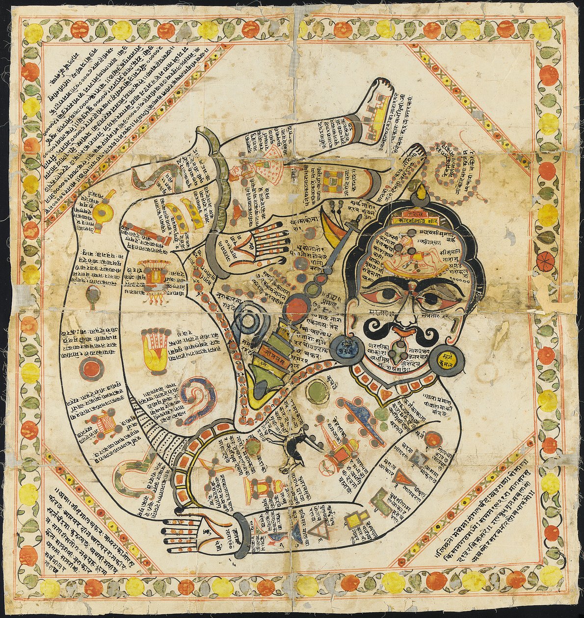 Jain tantrisk målning, Rajasthan av Indian School