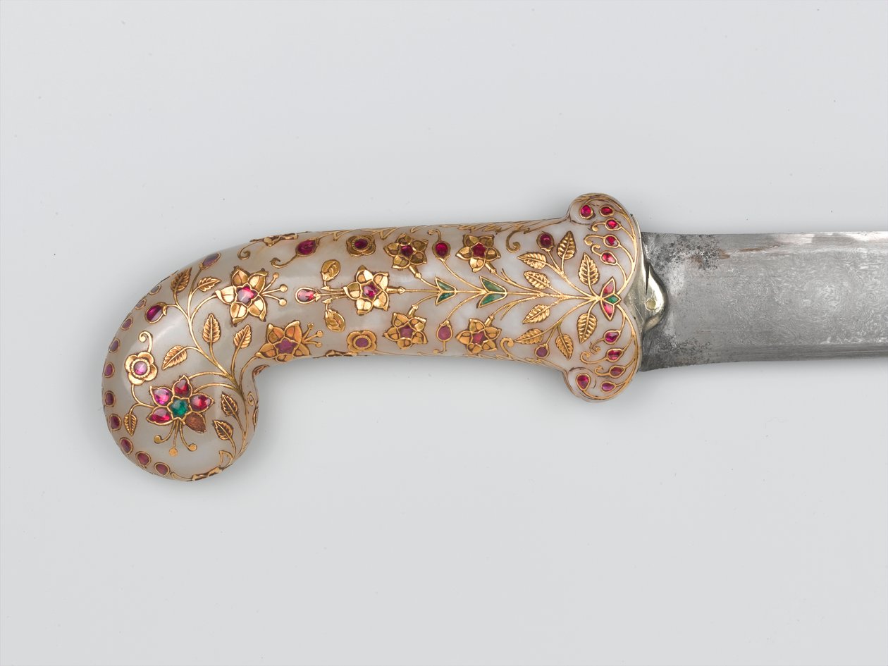 Khanjar som tillhörde Tipu Sultan, tagen vid Seringapatam, 1799 ca av Indian School