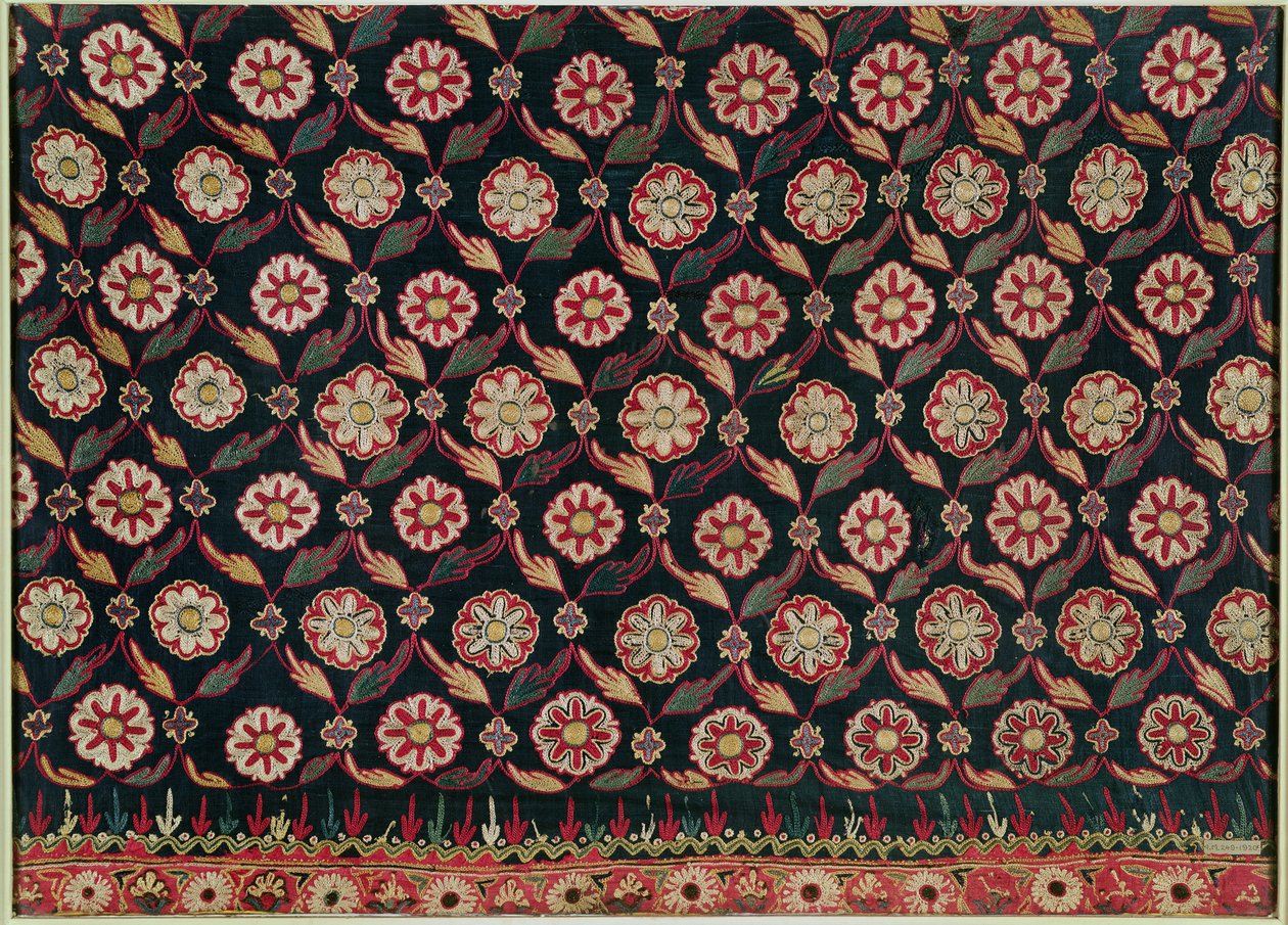 Kutch broderi kjol, Bombay State, Indien av Indian School