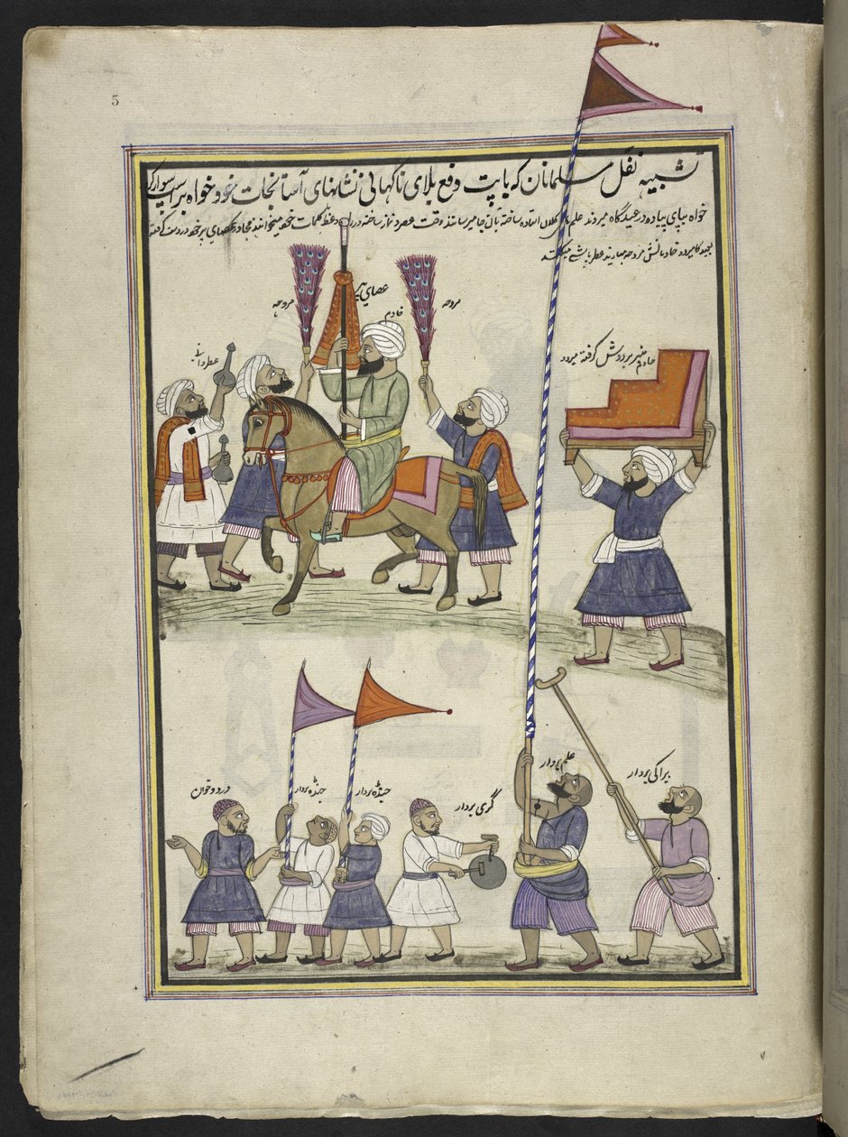 muslimsk procession 