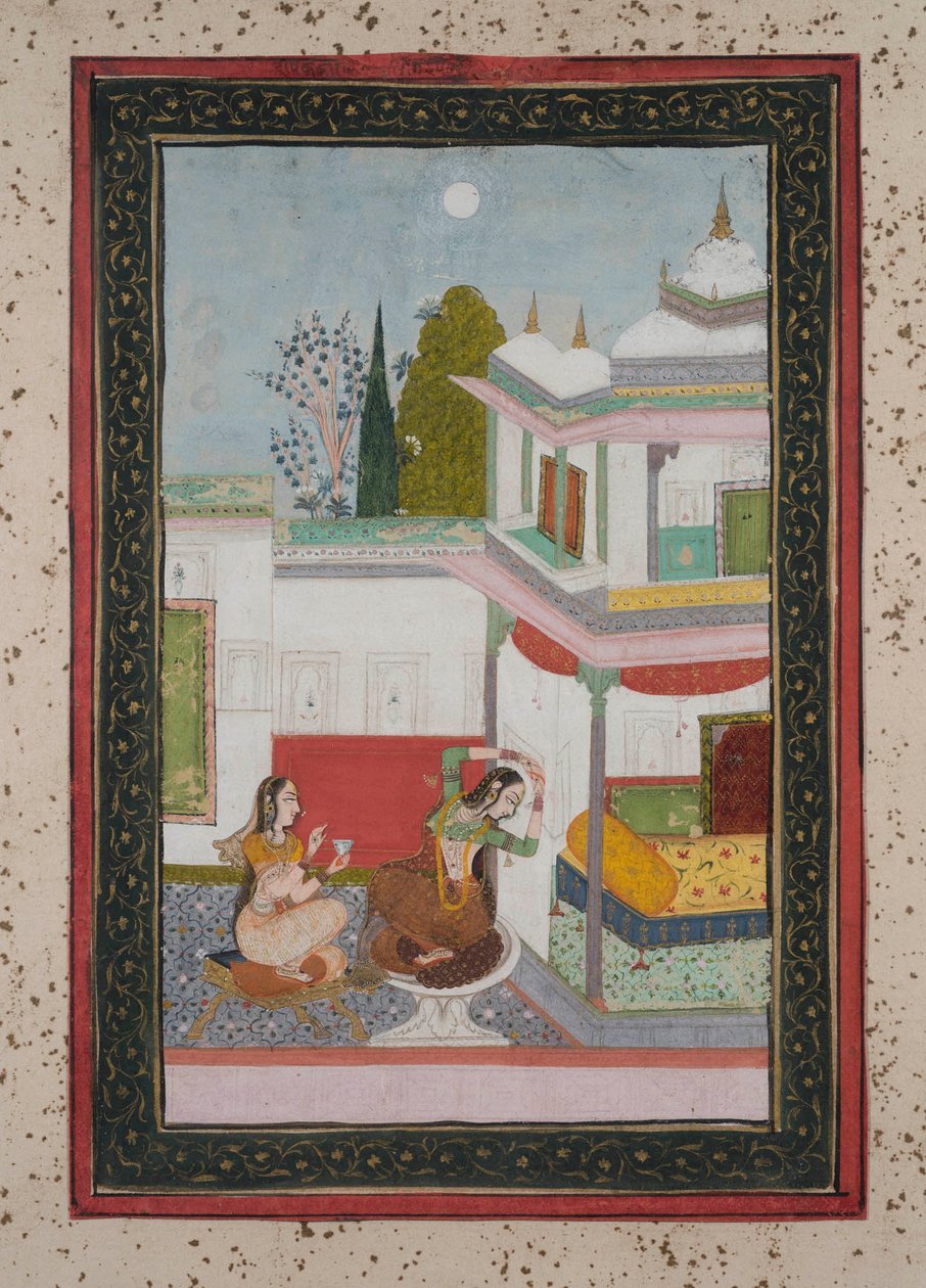 Förste Ragini, c.1790 av Indian School