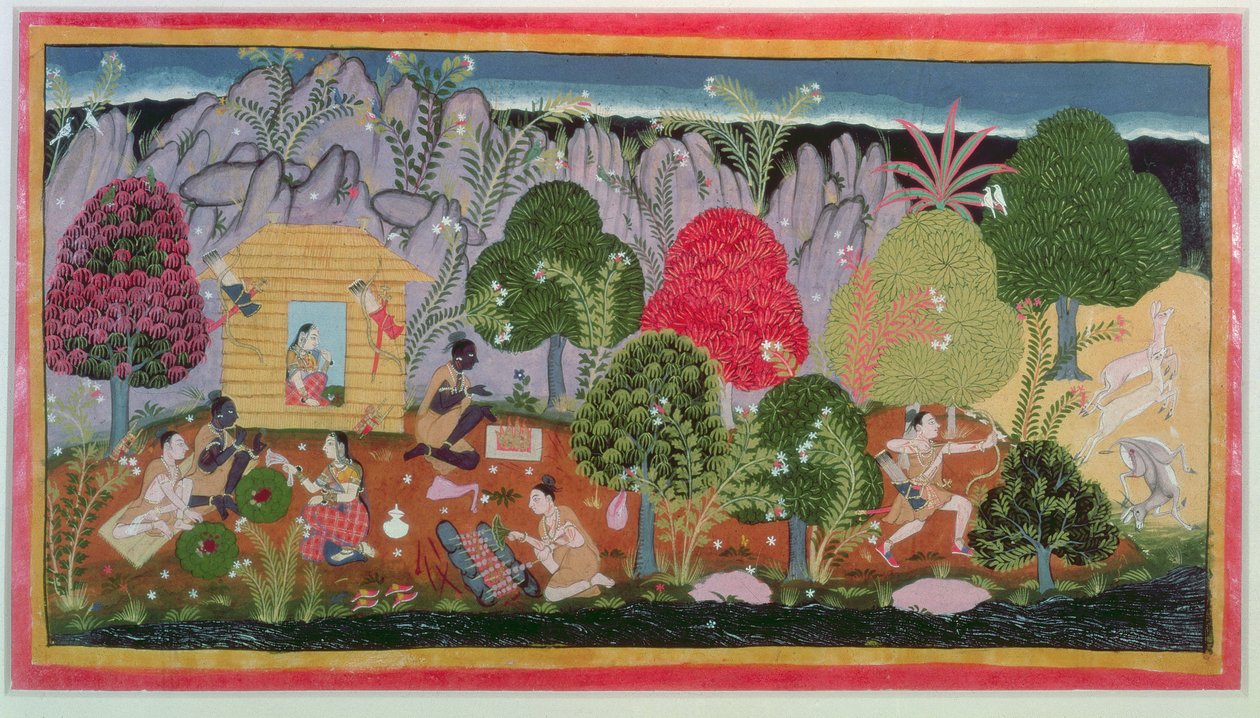 Rama och Sita, från 