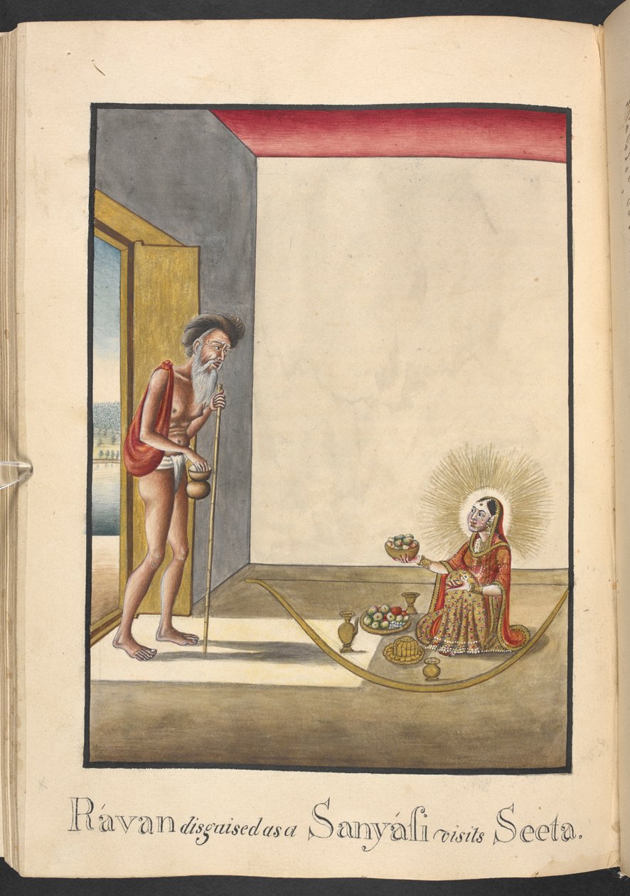 Ravana, demonkung av Lanka av Indian School