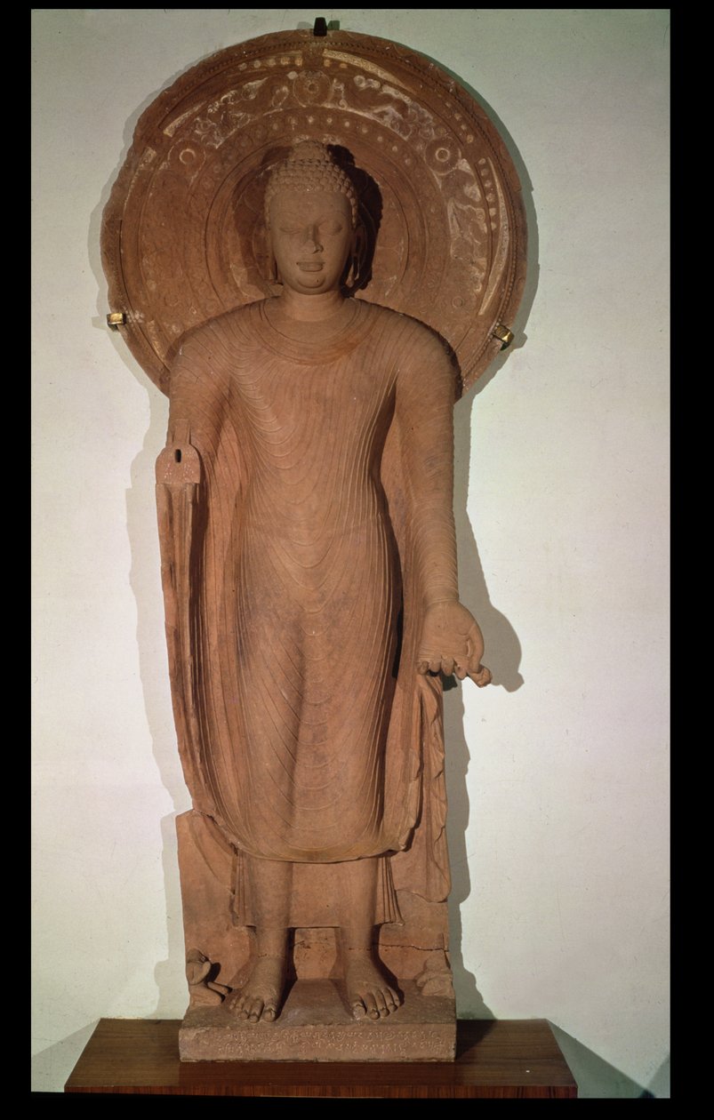 Stående Buddha, från Jamalpur av Indian School