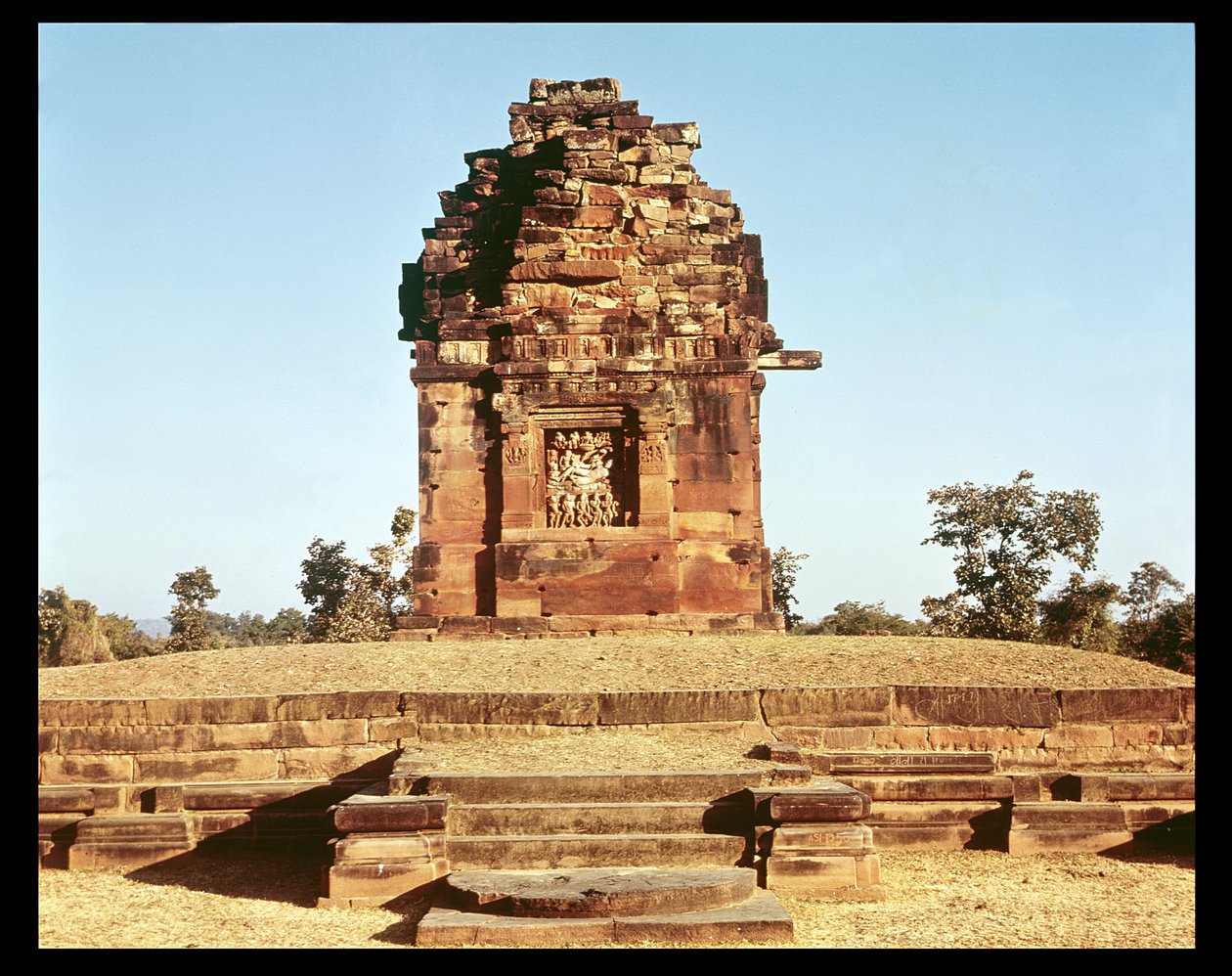 Vishnus tempel, ca 500 e.Kr av Indian School