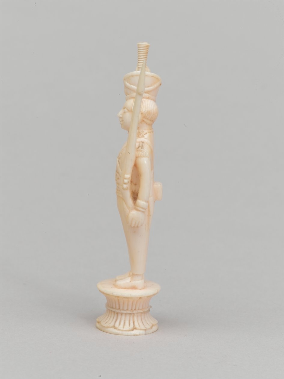 Vit bonde, schackpjäs, Indien, 1820 ca av Indian School