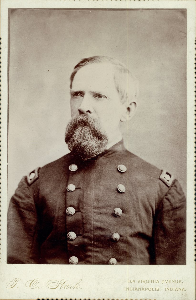 Bust portrait of Thomas Harvey Harris av Indianapolis F.C. Stark