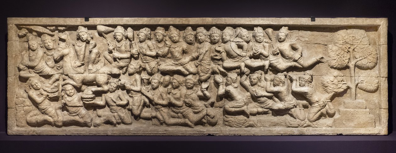 Den stora starten. Indonesien, Java, Borodurur. Slutet av 1800-talet av Indonesian