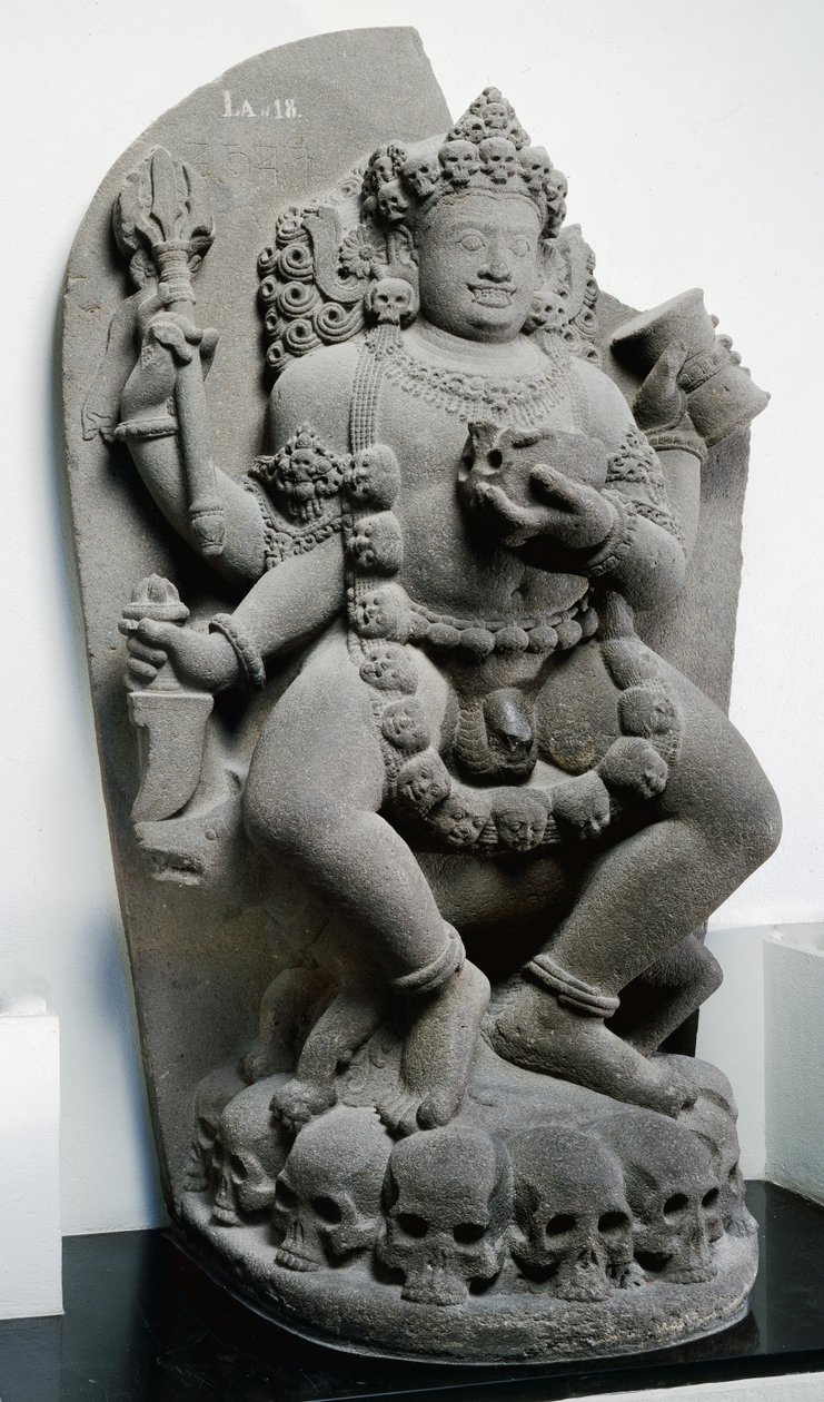 Bhairava, ca 1300 (andesite) av Indonesian School