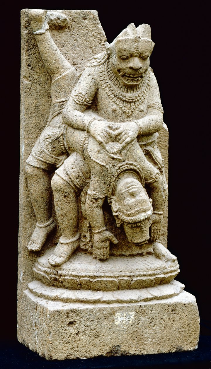 Vishnu som Narasimha (andesite) av Indonesian School