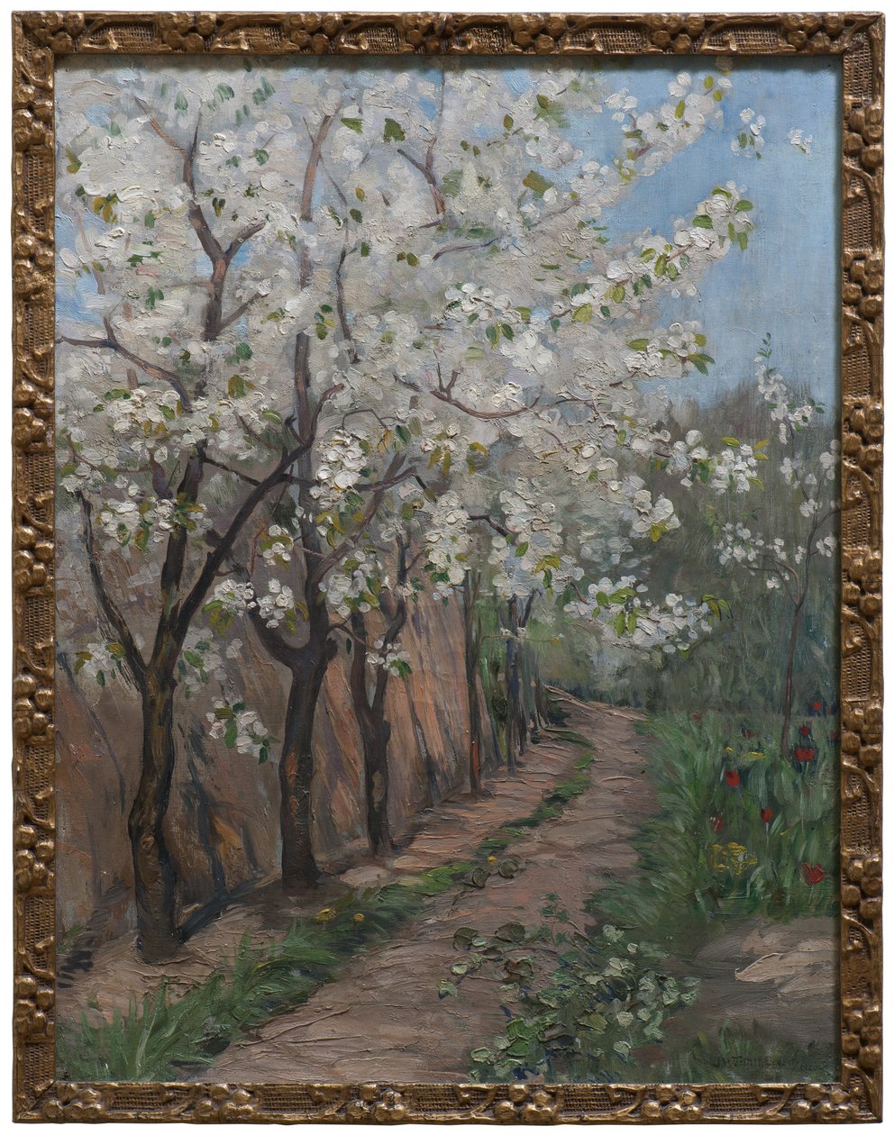 Cherry Blossom (olja på duk) av Ingeborg Eggertz