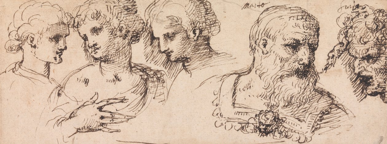 Fem klassiska huvuden av Inigo Jones