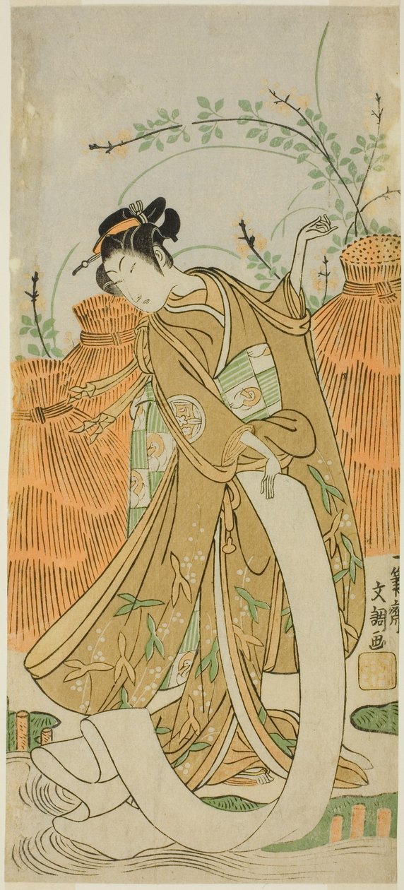 te c och r Yamashita Kinsaku bra medlem av Ippitsusai Bunchō
