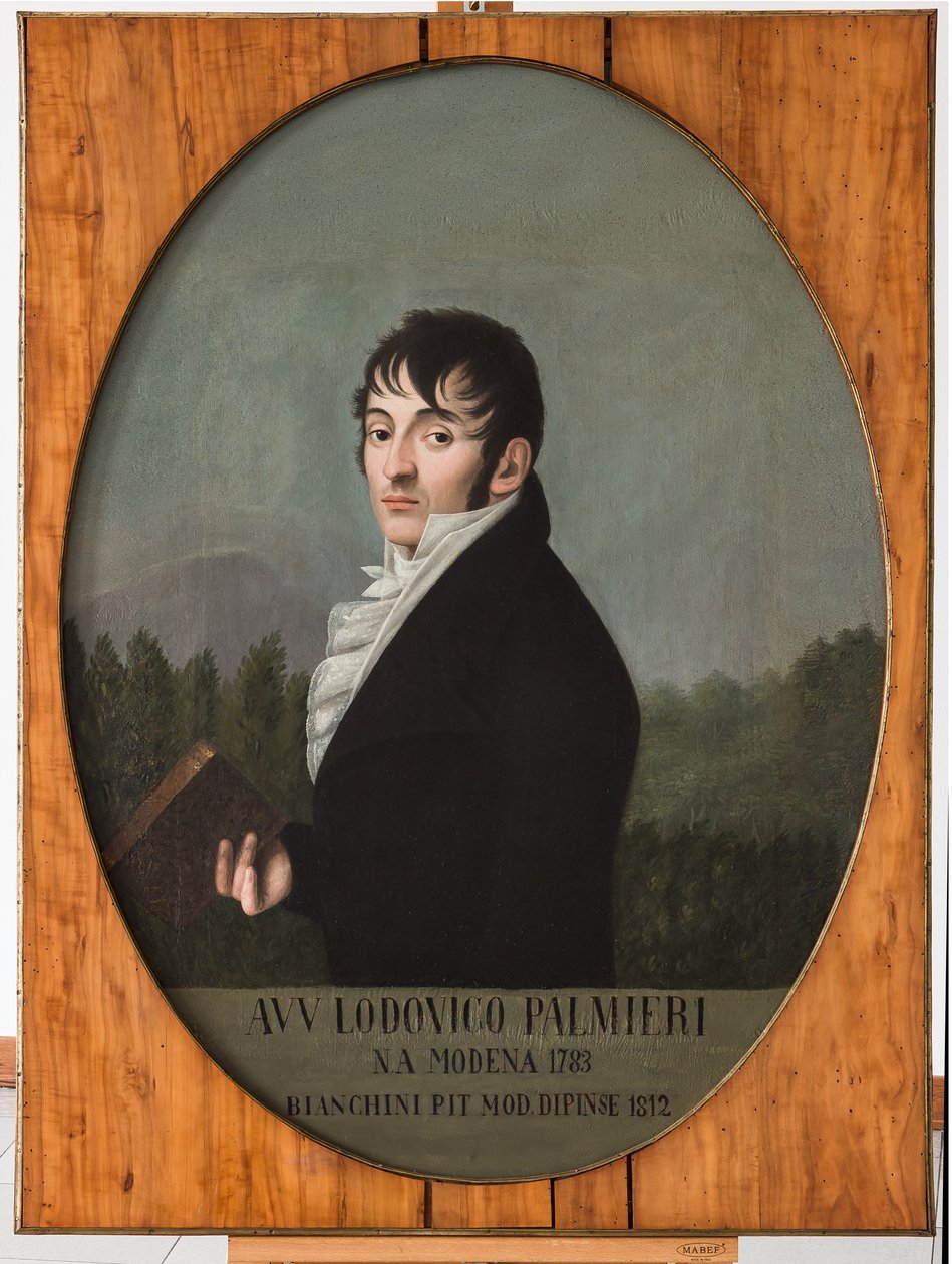 Porträtt av Ludovico Palmieri (olja på duk) av Ippolito Bianchini Ciarlini