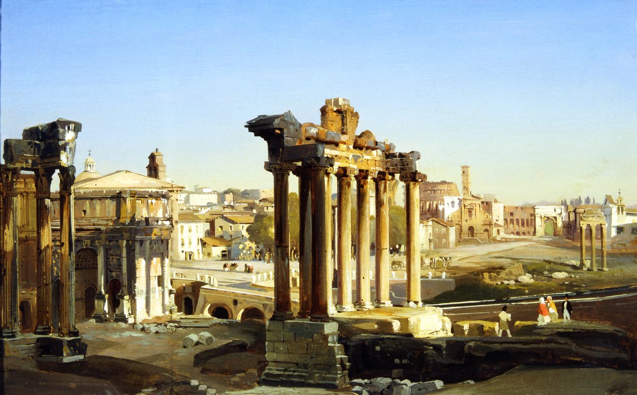 Forum Romanum av Ippolito Caffi